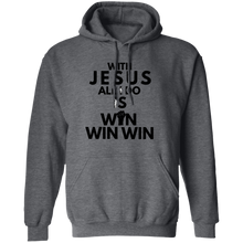 Load image into Gallery viewer, With Jesus All I Do Is Win Hoodie
