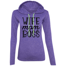 Load image into Gallery viewer, Wife Mom Boss Hoodie
