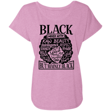 Load image into Gallery viewer, Black Mixed Dolman Sleeve
