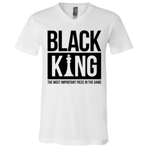 Black King (V-Neck) - Now Ya Talkin Tees 2