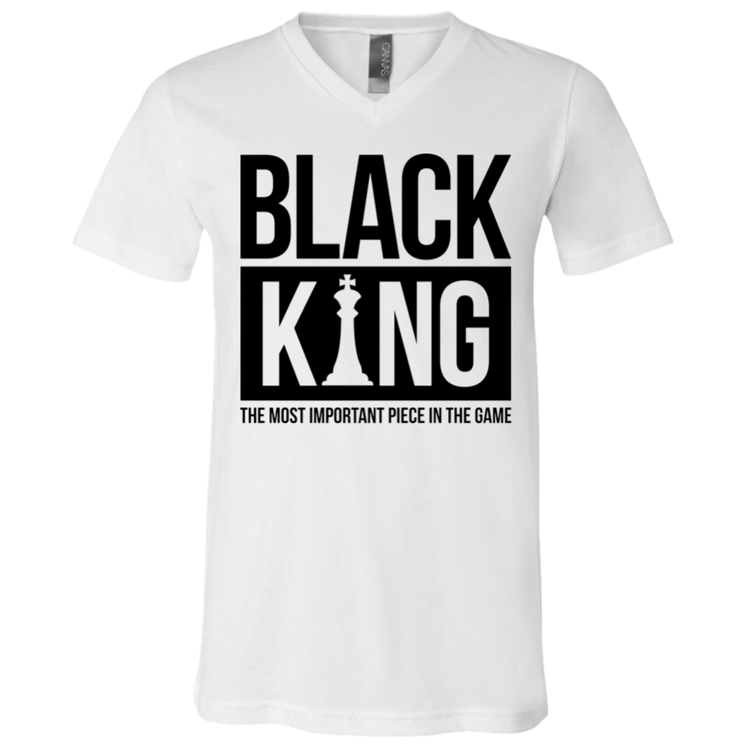 Black King (V-Neck) - Now Ya Talkin Tees 2