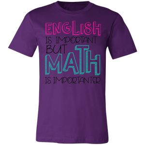 English is Important But Math is Importanter