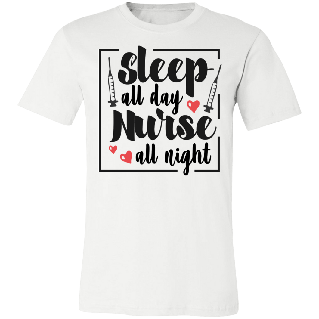 Sleep All Day Nurse All Night - Now Ya Talkin Tees 2