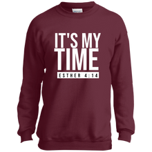 Load image into Gallery viewer, It&#39;s My Time Crewneck Sweatshirt
