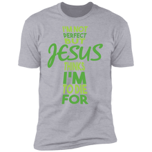 Load image into Gallery viewer, I'm Not Perfect But Jesus SS T-Shirt
