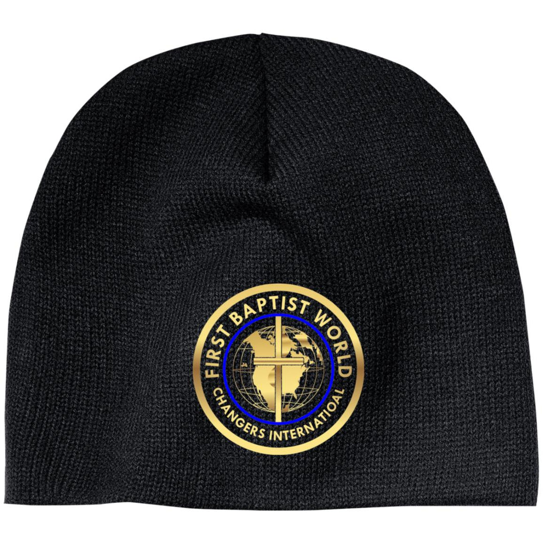 FBWC Embroidered Gold Series Acrylic Beanie