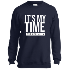 Load image into Gallery viewer, It&#39;s My Time Crewneck Sweatshirt
