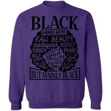 Load image into Gallery viewer, Black Mixed Sweatshirt
