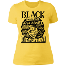 Load image into Gallery viewer, Black Mixed Boyfriend T-Shirt
