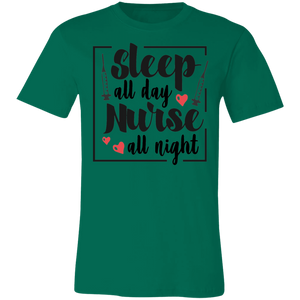 Sleep All Day Nurse All Night - Now Ya Talkin Tees 2